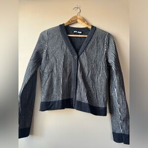 DKNY cropped button up cardigan size Medium